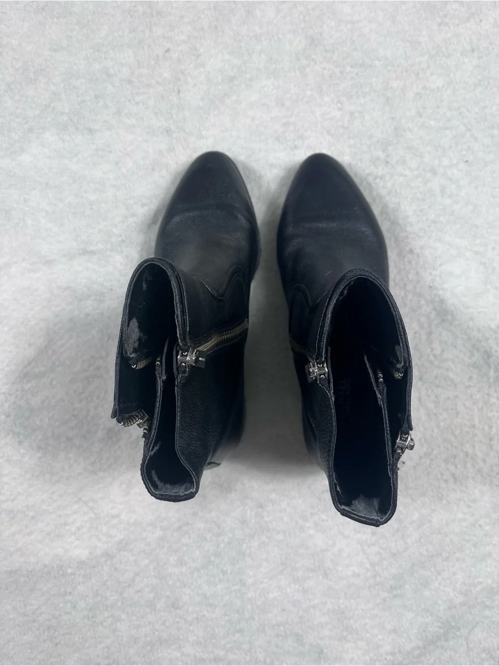 Michael Kors Black Leather Side-Zip Chukka Boot